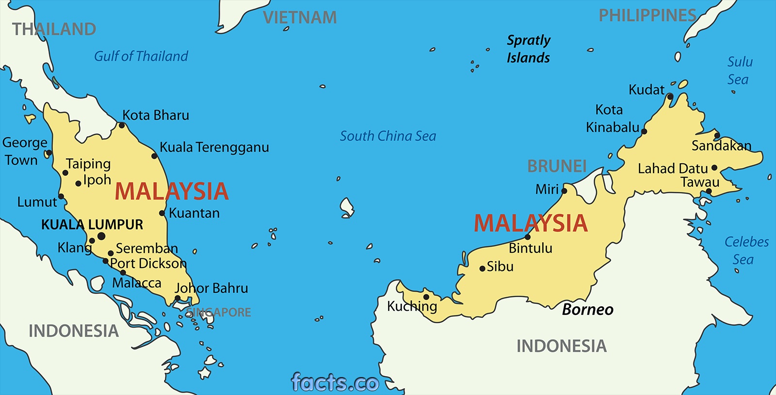 8 Insightful Maps for Malaysia - ExpatGo