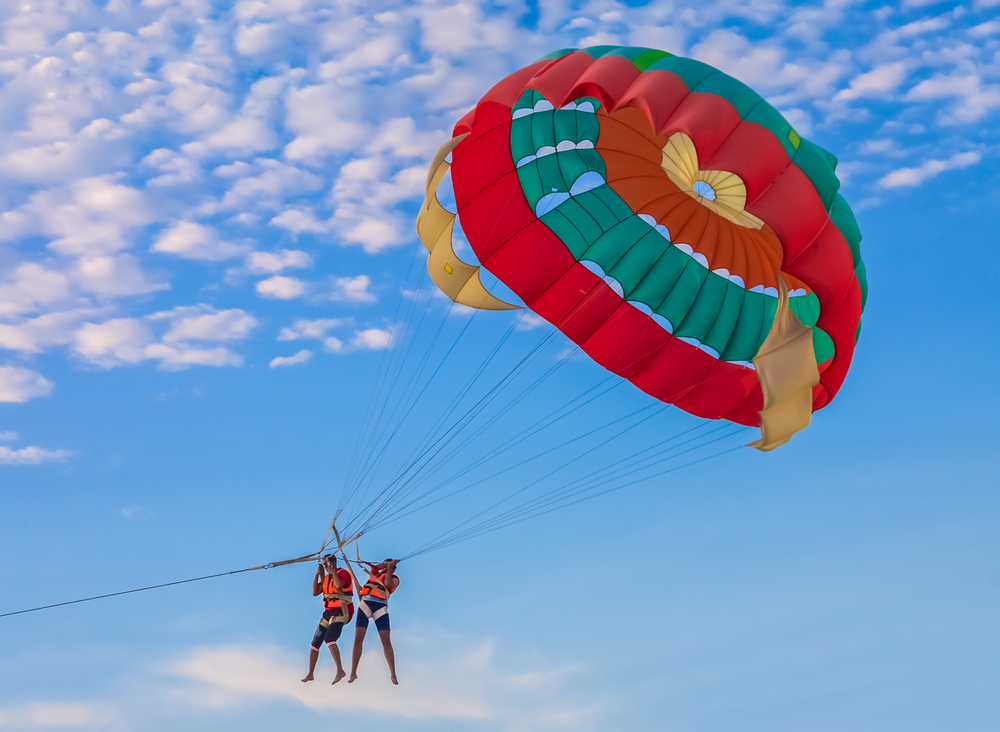 parasailing
