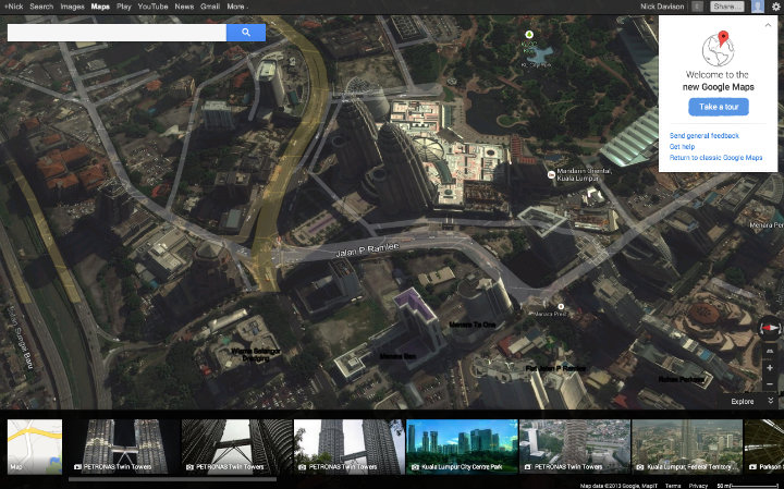 New Google Maps 3D
