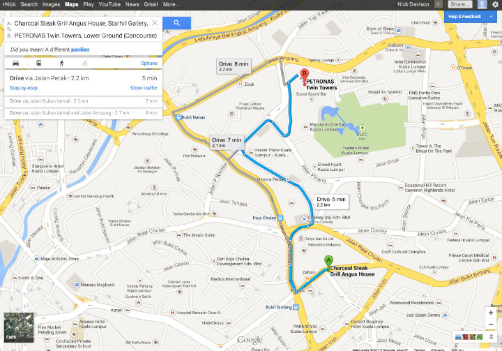 New Google Maps Directions