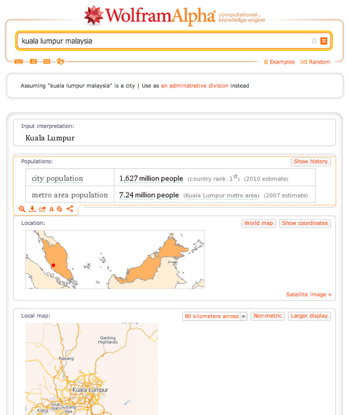 Wolfram Kl City Info