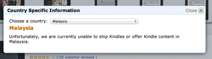 Amazon Malaysia Kindle