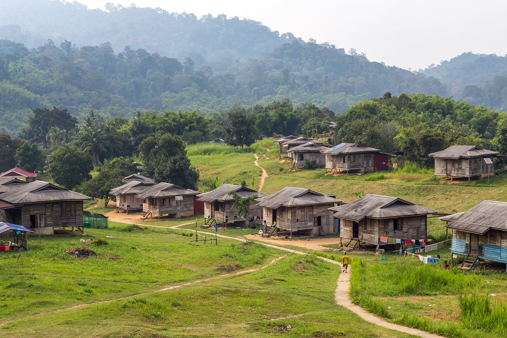 Indigenous settlement at Royal Belum National Park