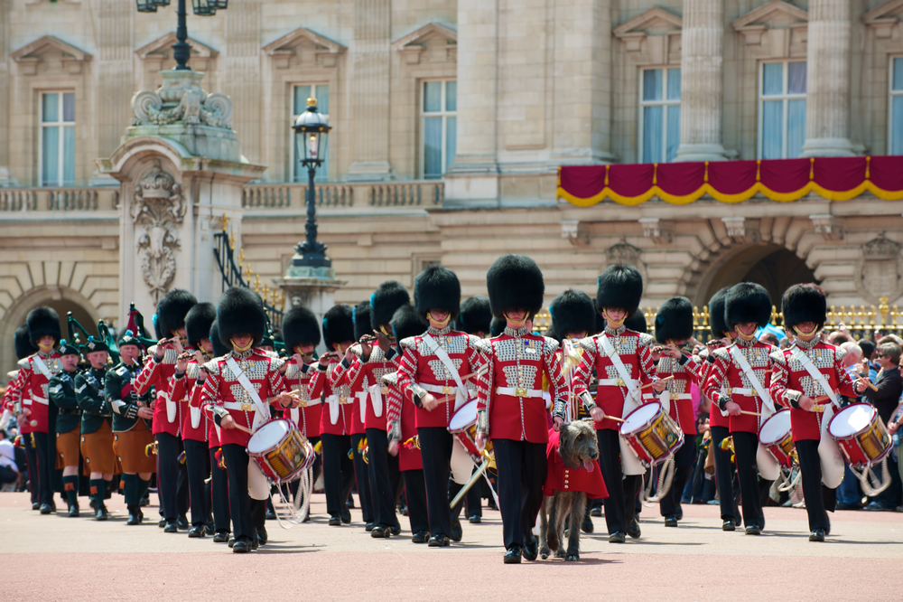 Queen's birthday parade UK