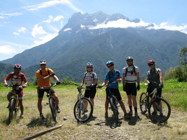 biking in borneo