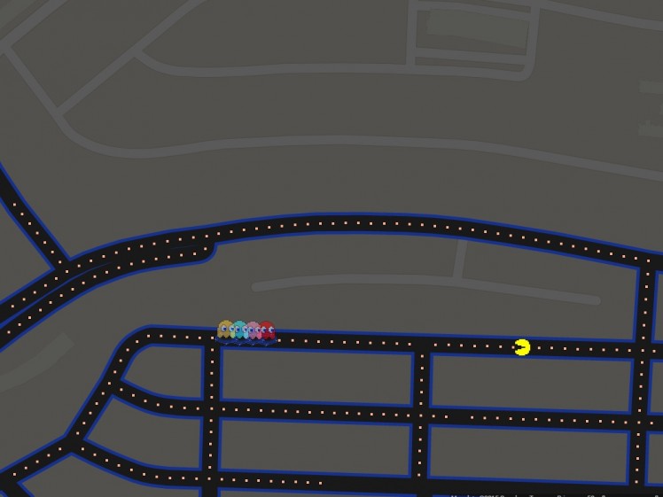 Google Turns Google Maps into a Pac-Man Game for April Fool’s Day