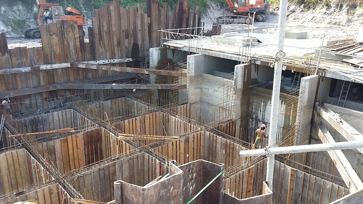 EPP 5 River Water Treatment Plant construction in Sentul