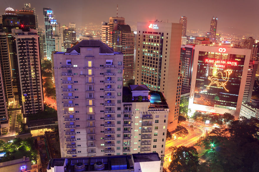 Kuala Lumpur, View from Luna Bar