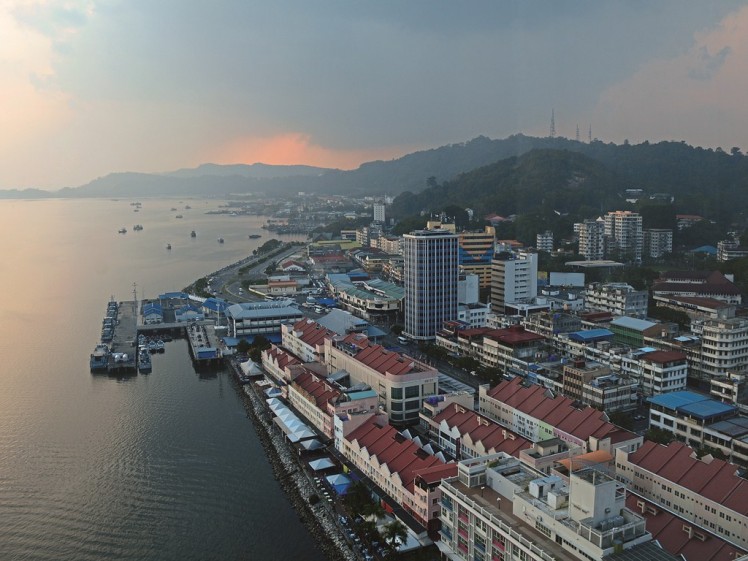 Sandakan as seen from Four Points