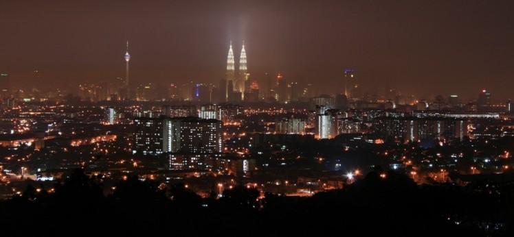 Kuala Lumpur as seen from Hulu Langat