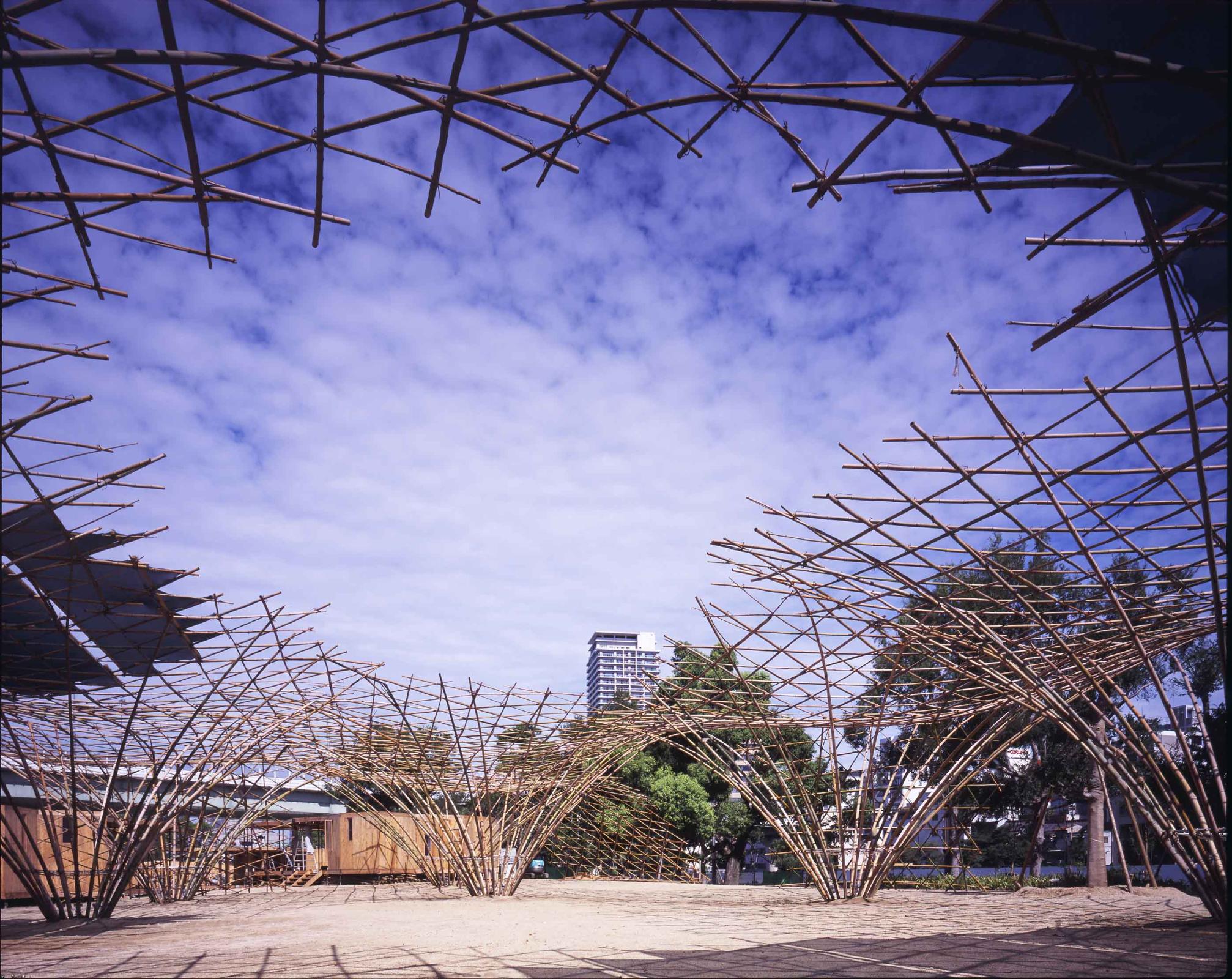 Bamboo hut