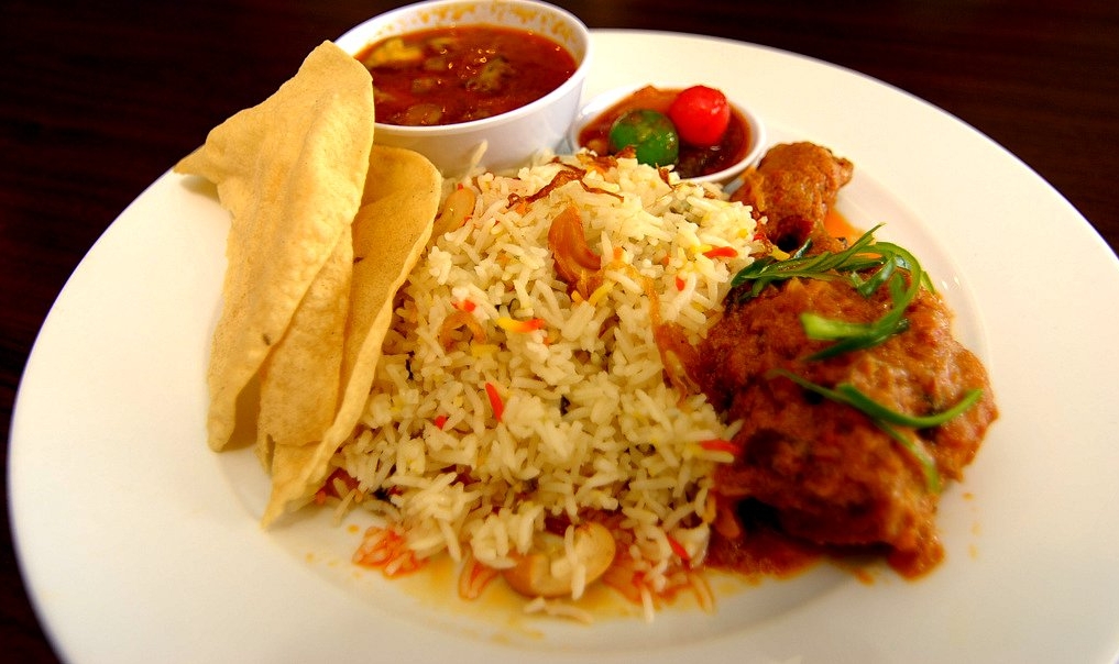 Nasi briyani gam