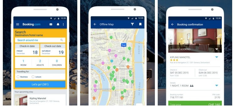 booking.com app
