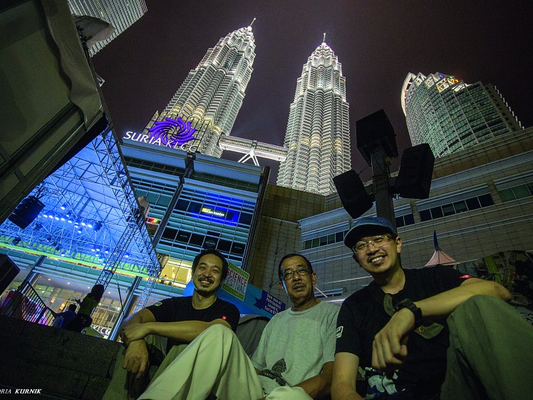 3 of us at KLCC