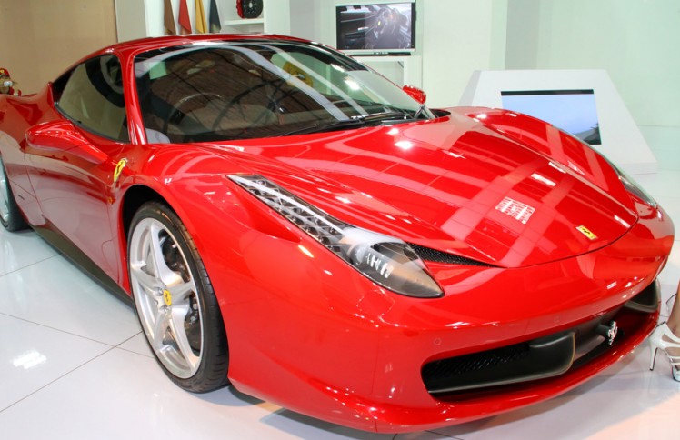 Ferrari 458 at the Kuala Lumpur International Motor Show 2010