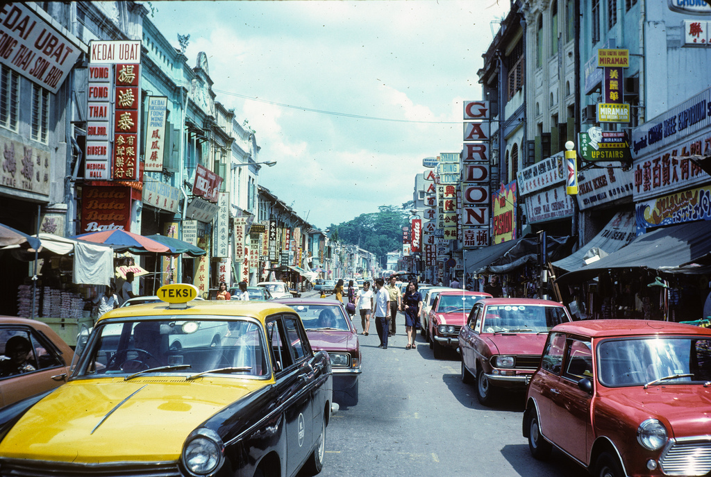 Streets of KL in 1975 | Photo credit: srv007