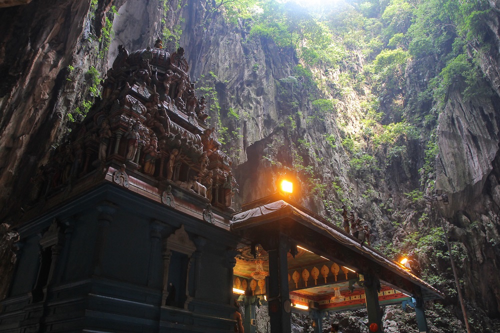 Temple within the cave
