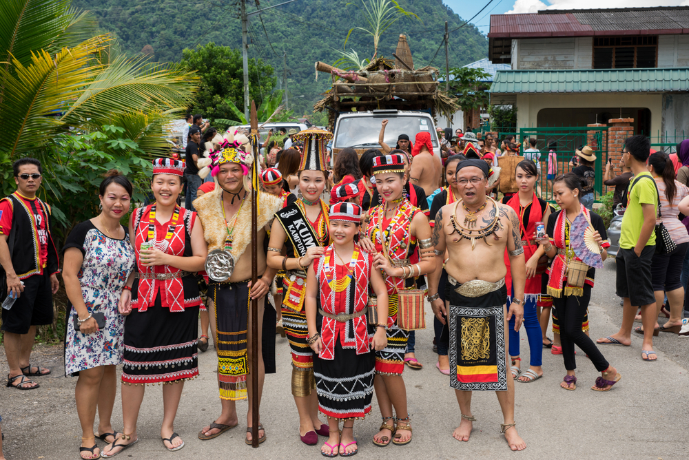 People of the Bidayuh tribe during the Gawai Dayak festival | Photo credit: CHEN WS / Shutterstock.com