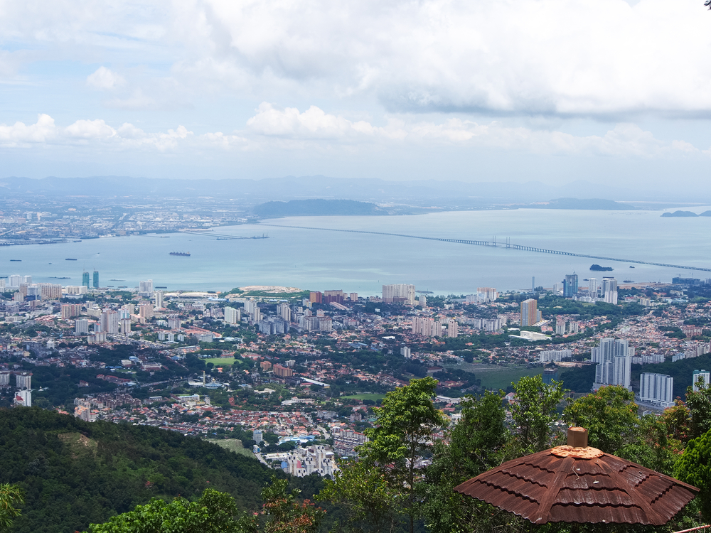 view from penang hill