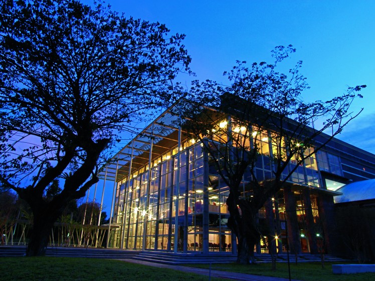 Dusk at KLPac