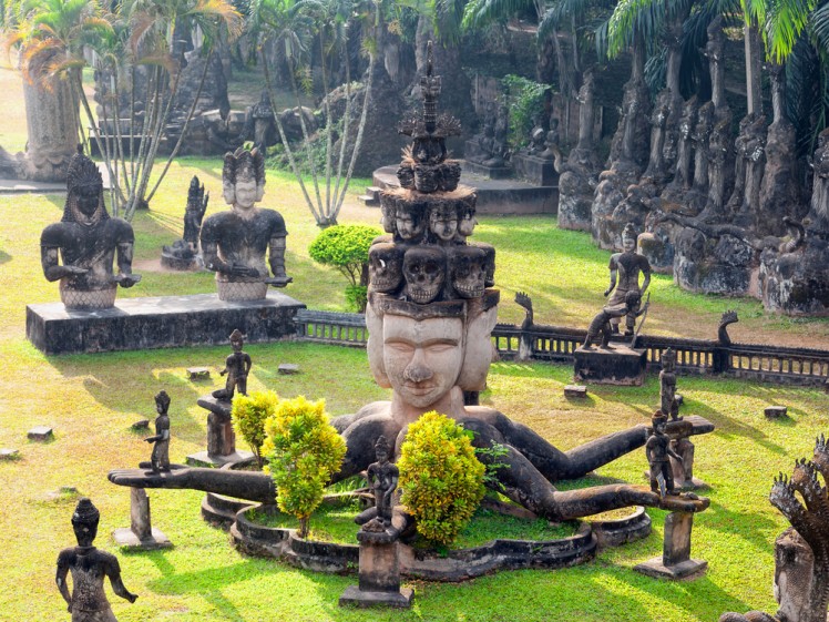 laos buddha park in vientiane