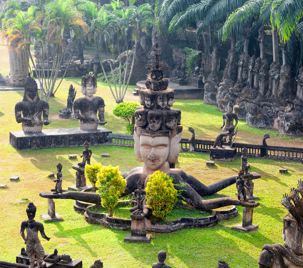 laos buddha park in vientiane