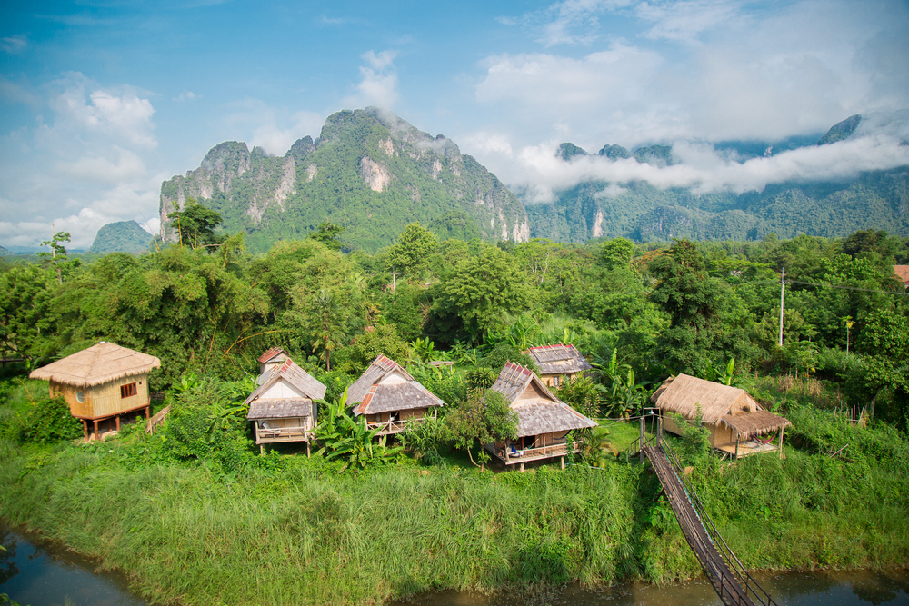 laos village vang vieng