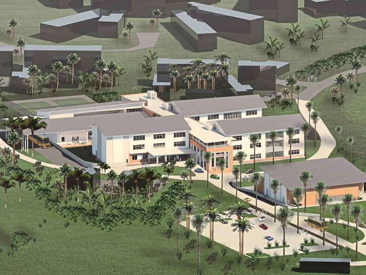 Artist's impression of the new Prep School site