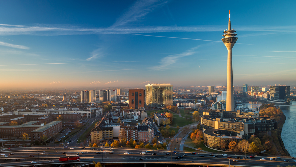 Photo TV tower in Dusseldorf