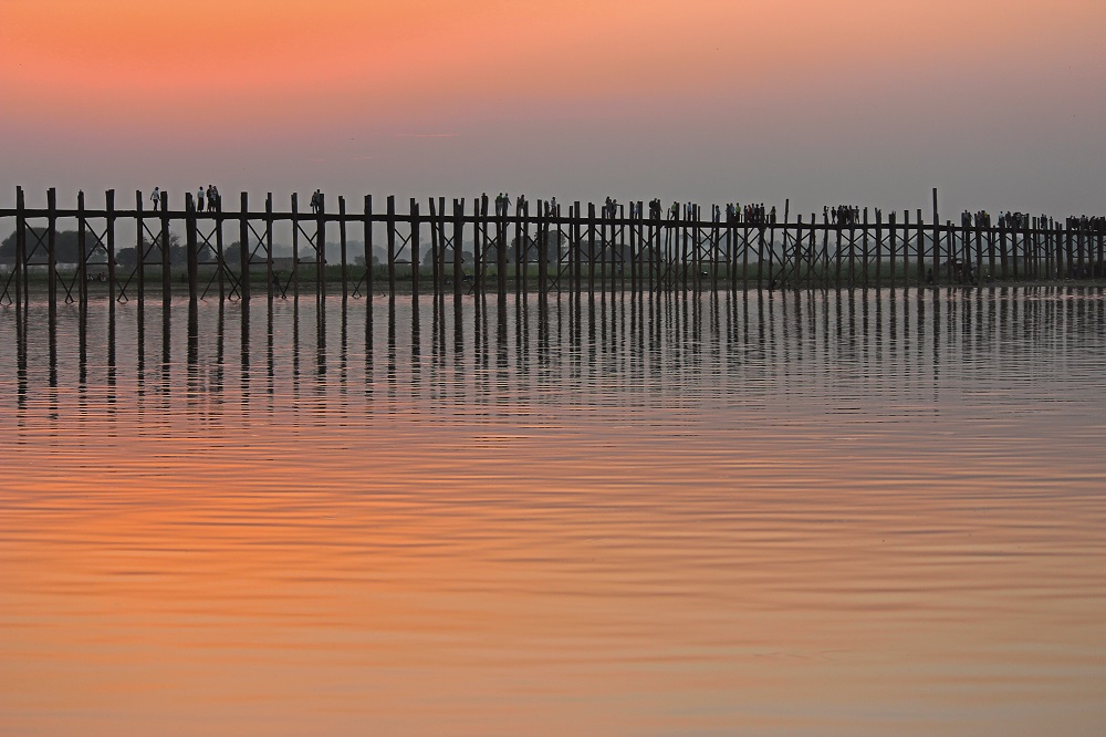 U Bein Bridge - Myanmar opening