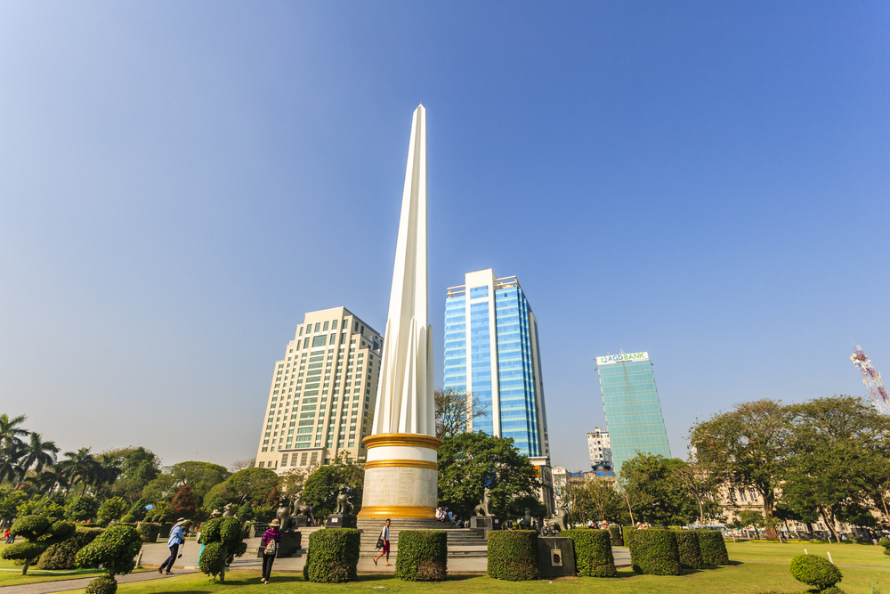independence monument - myanmar