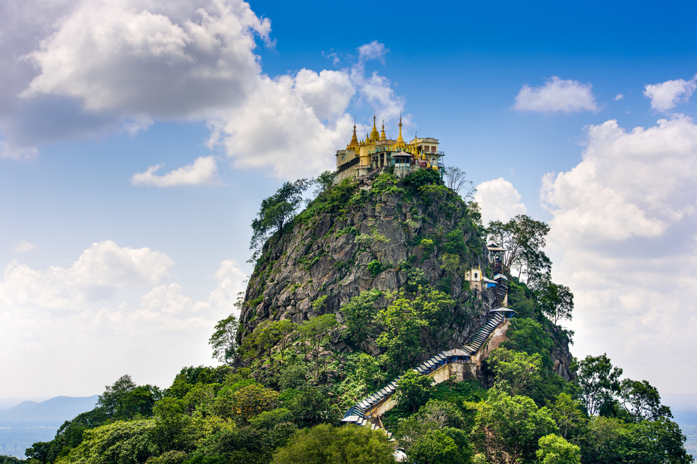 mt.popa in mandalay - myanmar
