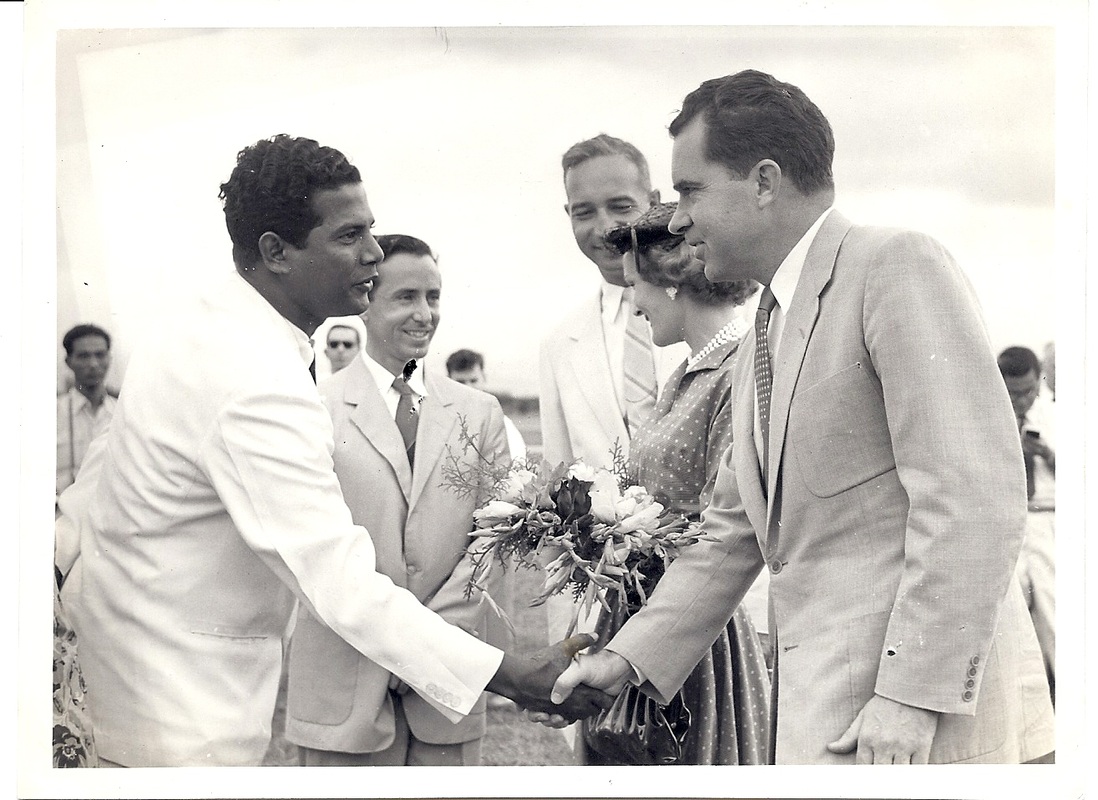6. Mr. Fred Arulanandum meets VP Nixon