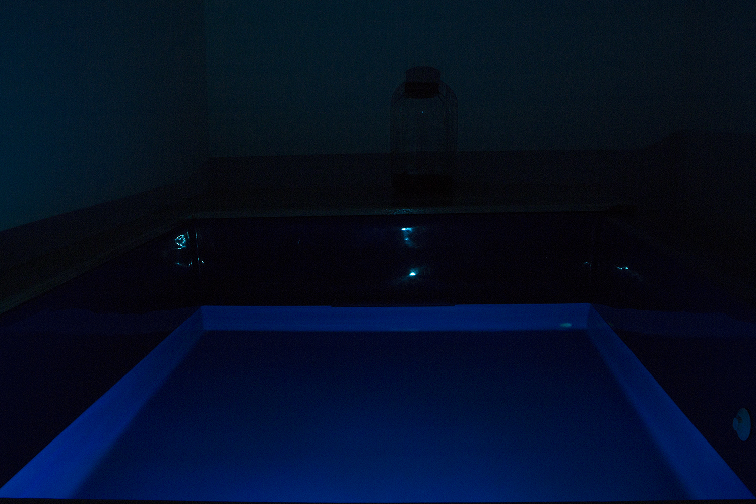Mood lighting in float pool