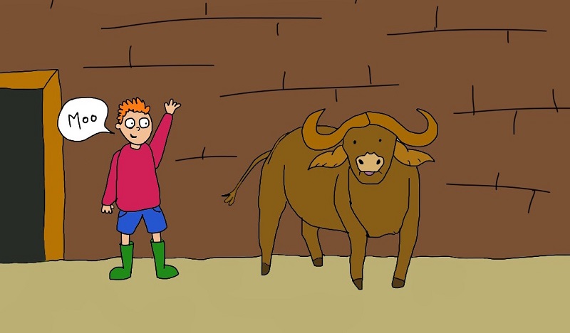 Peribahasa Masuk Kandang Kambing Mengembek Masuk Kandang Kerbau Menguak