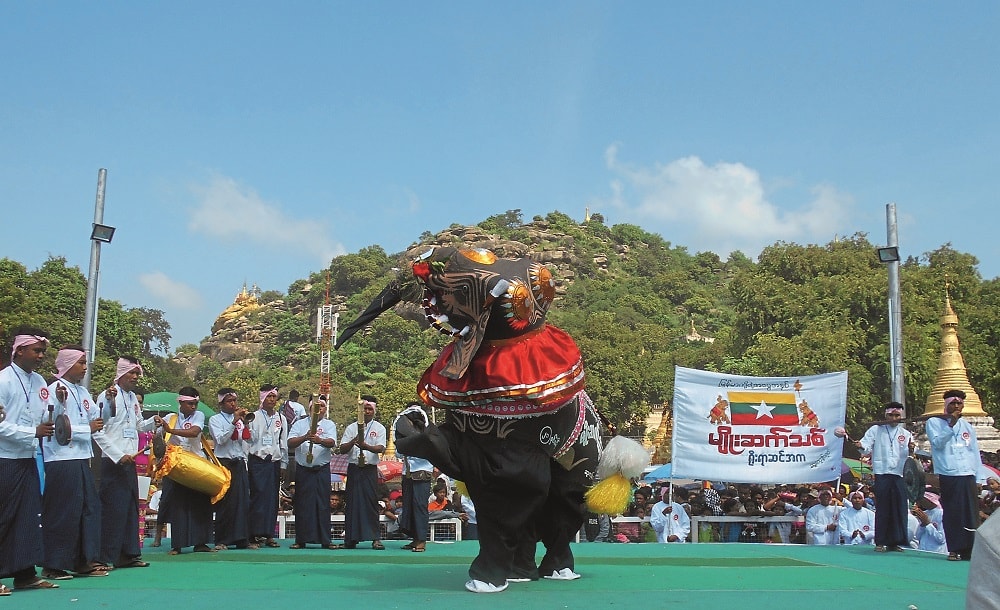 Myanmar Elephant Dance Festival