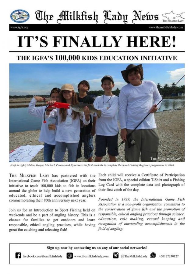 ethical fishing with milkfish and igfa
