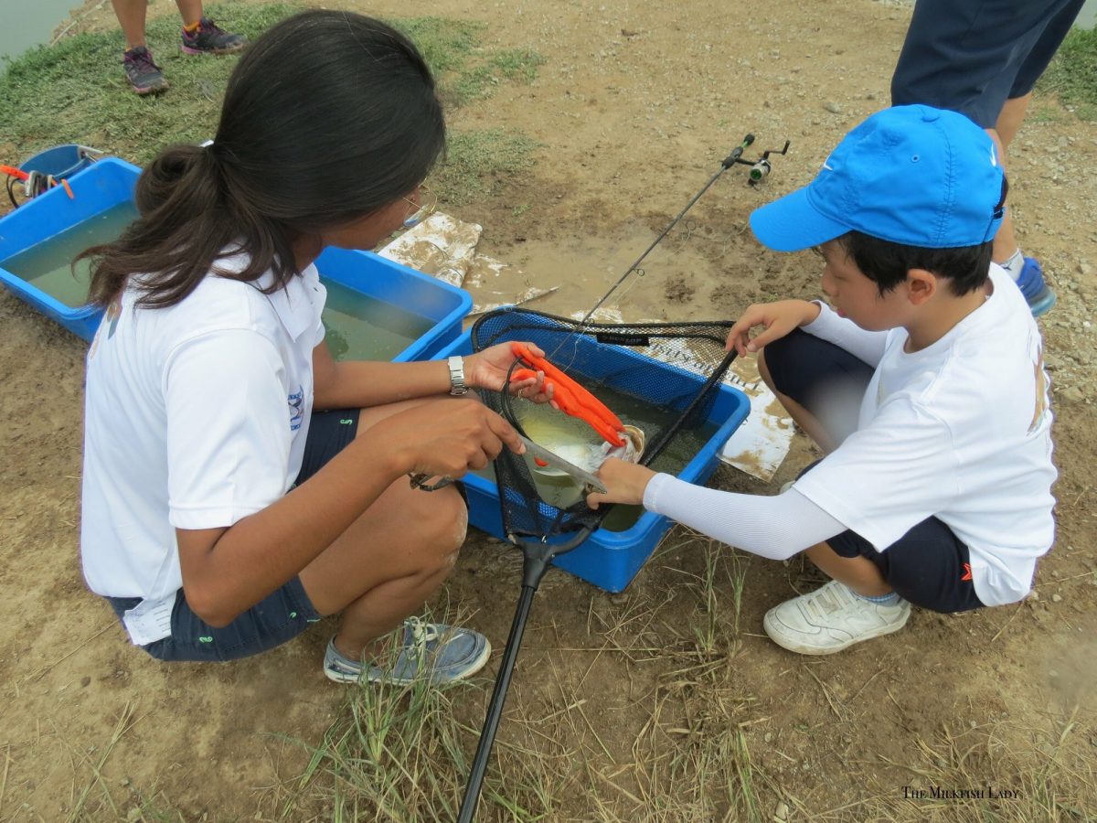 teaching kids how to fish ethically