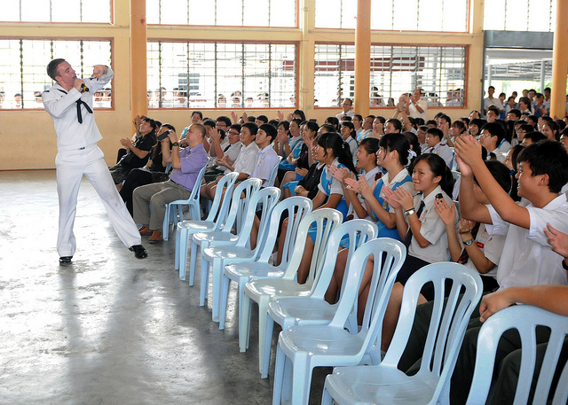 malaysian school children