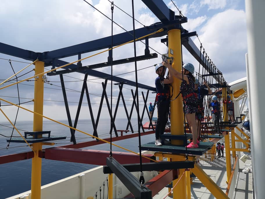 genting dream rope course