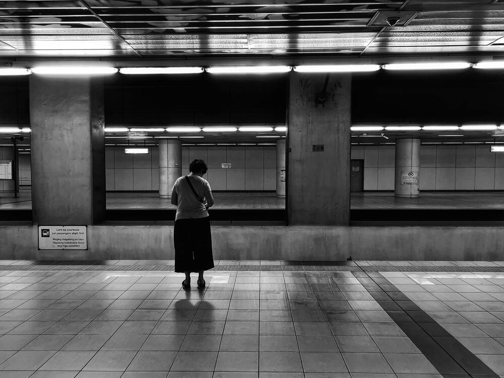 alone at train station mental health