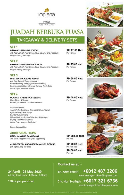 impiana menu delivery