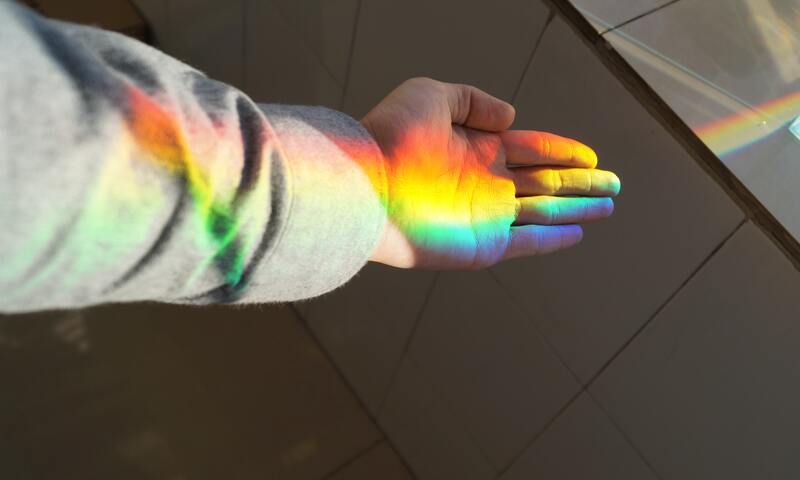 hand rainbow gesture raya