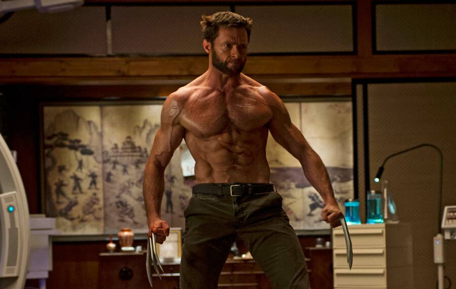 men's day wolverine hugh jackman body