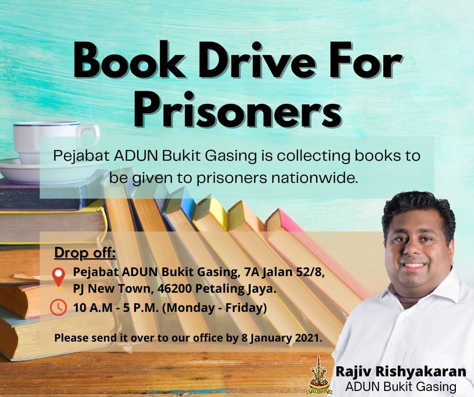 book drive for prisoners