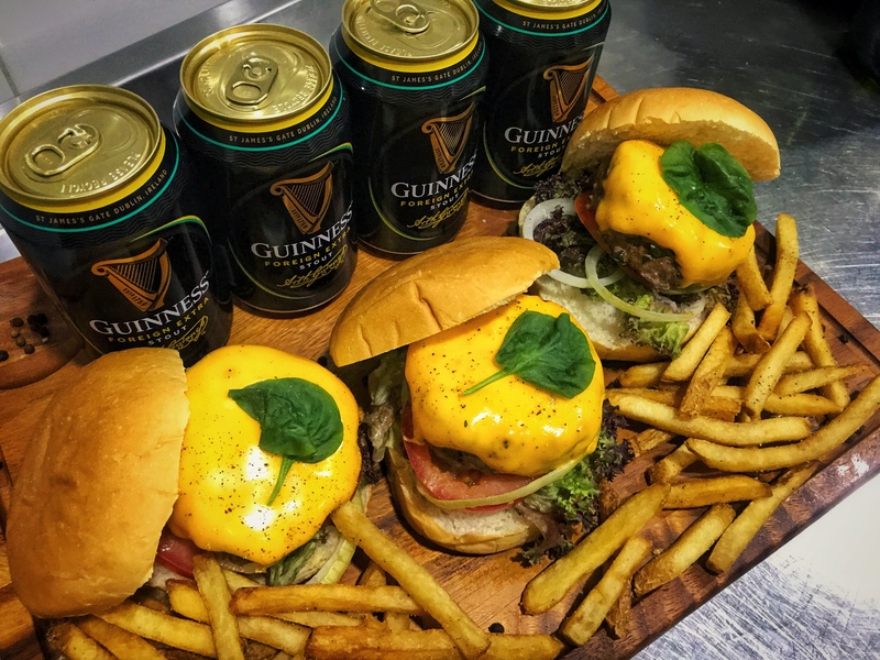 guinness burger platter kit