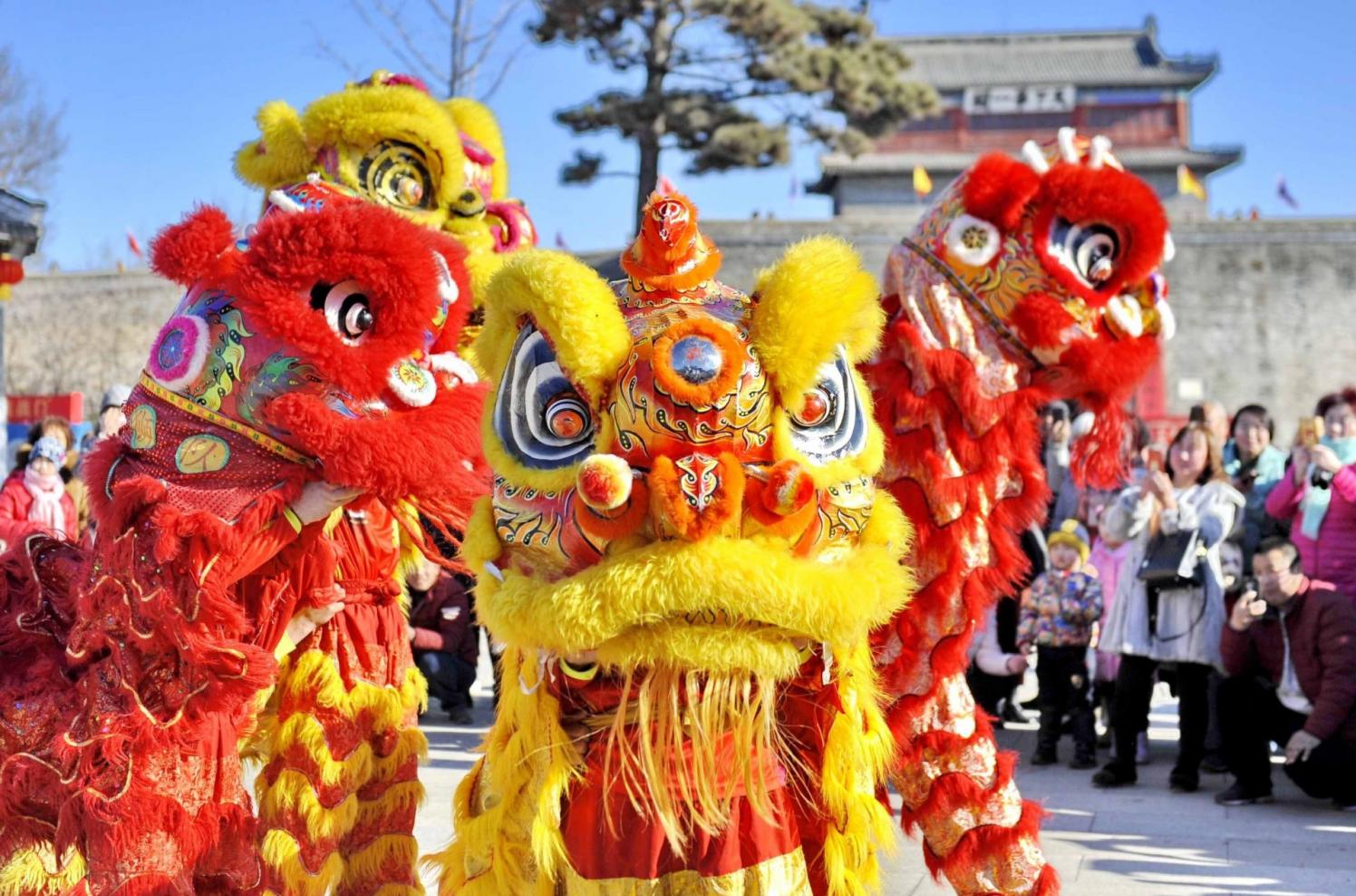 chinese new year dragon dance vs lion dance