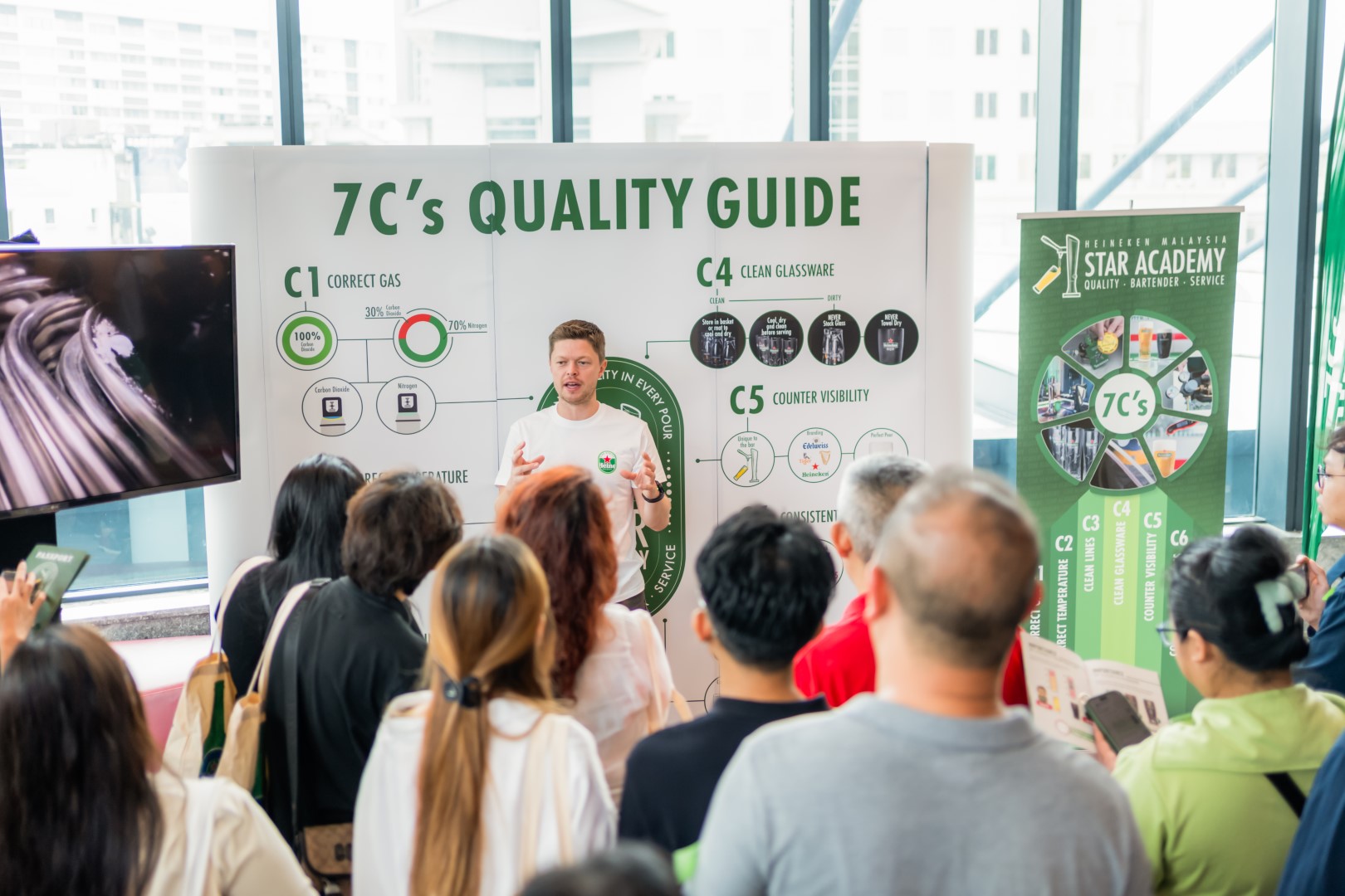 Cian Hulm, Commercial Quality Manager, presented the 7C_s Quality Guide ...