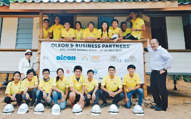 School Snaps: Sri KDU Builds Home