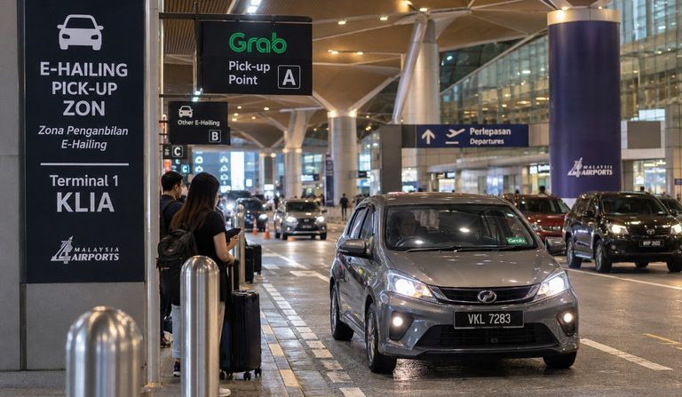 KLIA Cuts E-Hailing Entry Fee to a Flat RM2 at Both Terminals